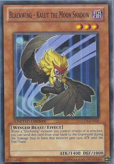 Blackwing - Kalut the Moon Shadow [GLD3-EN026] Common | Good Games Adelaide SA