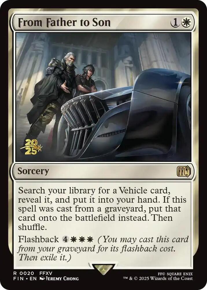 From Father to Son 20 (Prerelease Cards)  - Foil | Good Games Adelaide SA