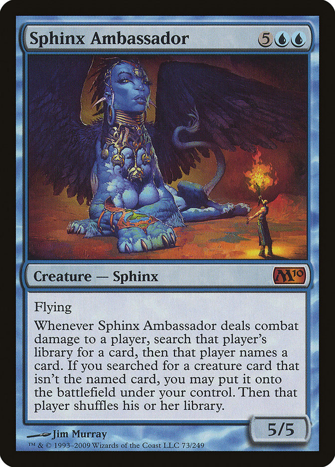 Sphinx Ambassador 73/249 (Magic 2010 (M10))  - Foil | Good Games Adelaide SA