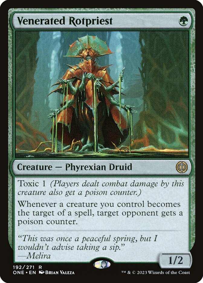 Venerated Rotpriest 192 (Phyrexia: All Will Be One)  | Good Games Adelaide SA