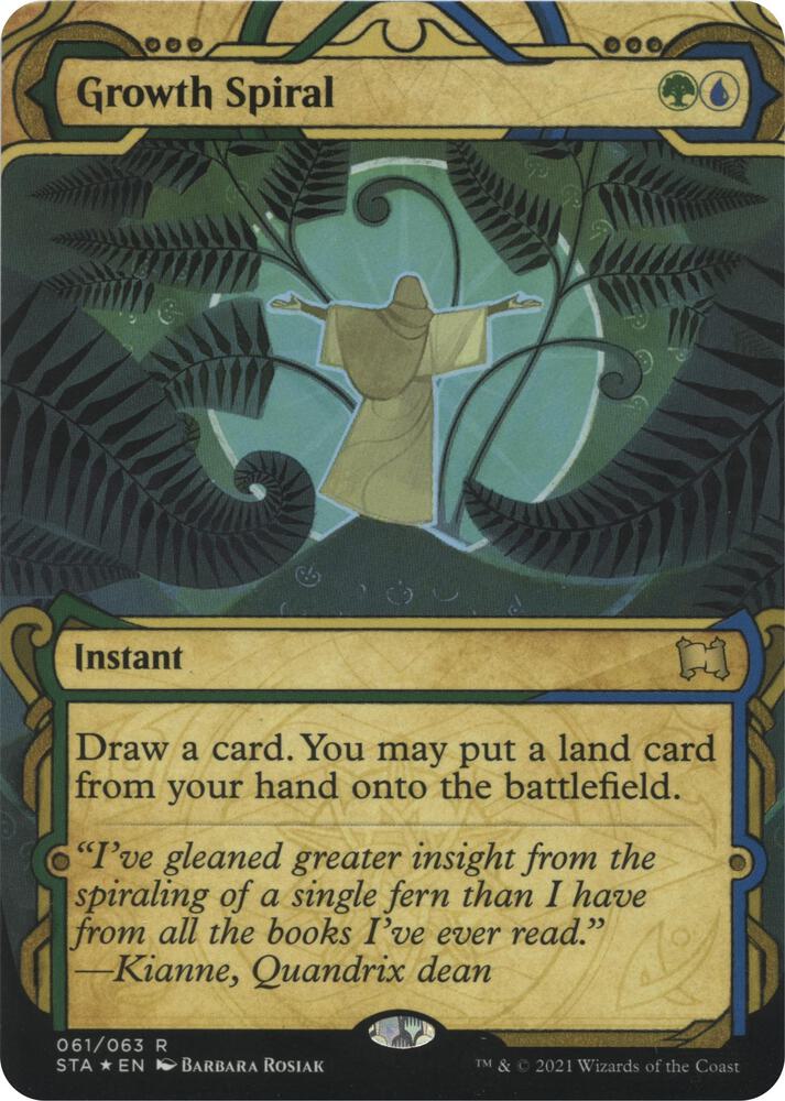 Growth Spiral Foil Etched 61 (Strixhaven: Mystical Archives)  - Foil | Good Games Adelaide SA