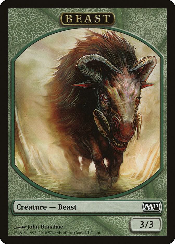 Beast Token 4 (Magic 2011 (M11))  | Good Games Adelaide SA