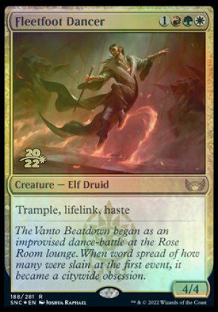 Fleetfoot Dancer [Streets of New Capenna Prerelease Promos] | Good Games Adelaide SA