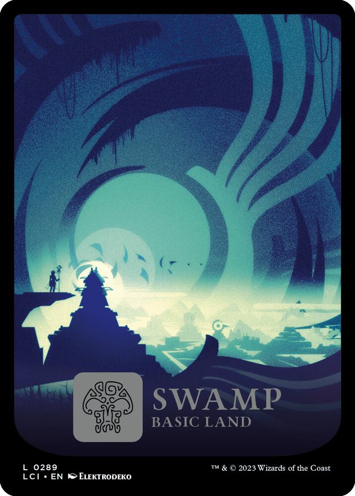 Swamp 0289 289 (The Lost Caverns of Ixalan)  - Full Art Foil | Good Games Adelaide SA