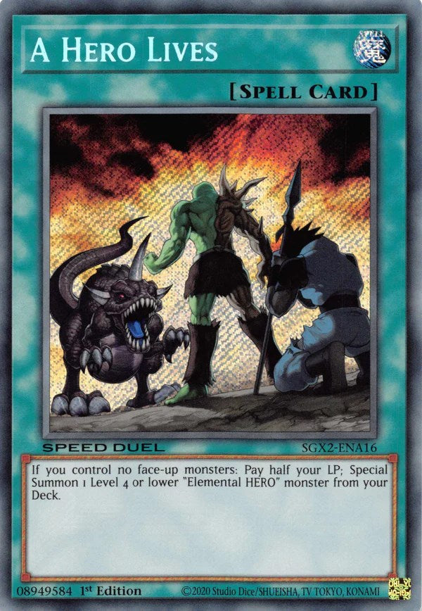A Hero Lives [SGX2-ENA16] Secret Rare | Good Games Adelaide SA