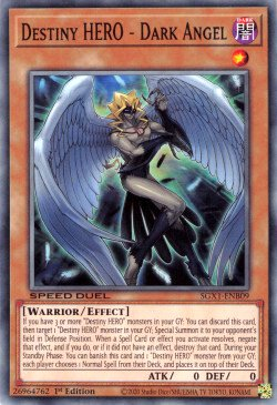 Destiny HERO - Dark Angel [SGX1-ENB09] Common | Good Games Adelaide SA