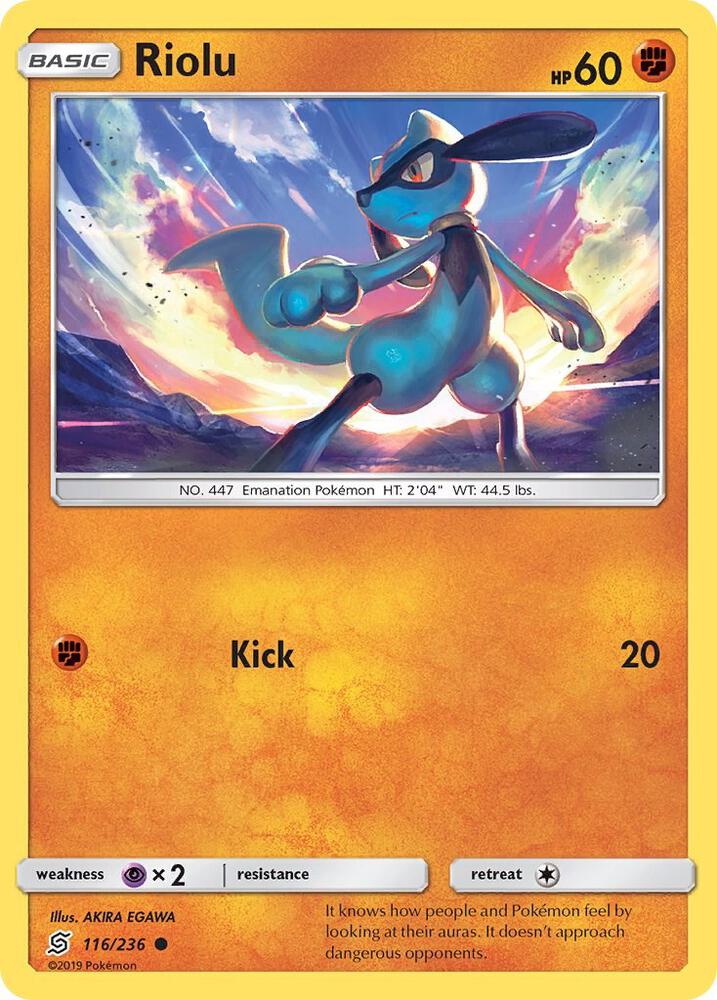 Riolu 116/236 (SM - Unified Minds)  | Good Games Adelaide SA