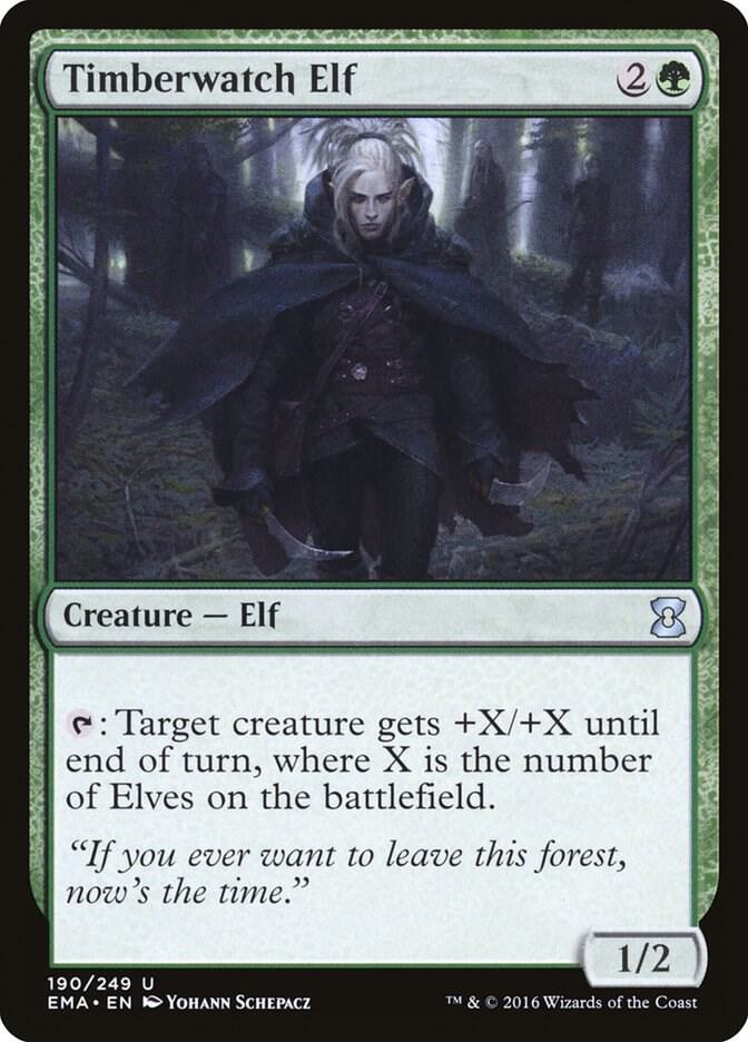 Timberwatch Elf 190 (Eternal Masters)  - Foil | Good Games Adelaide SA