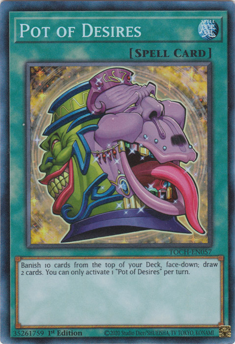 Pot of Desires [TOCH-EN057] Collector's Rare | Good Games Adelaide SA