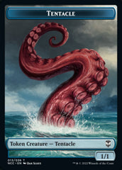 Tentacle // Clue Double-sided Token [Streets of New Capenna Commander Tokens] | Good Games Adelaide SA