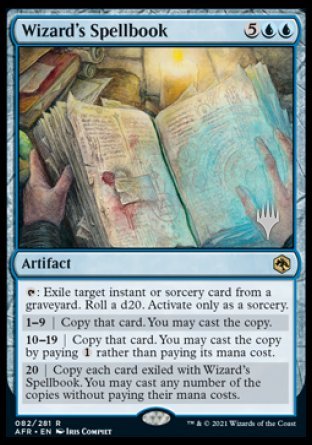 Wizard's Spellbook (Promo Pack) [Dungeons & Dragons: Adventures in the Forgotten Realms Promos] | Good Games Adelaide SA