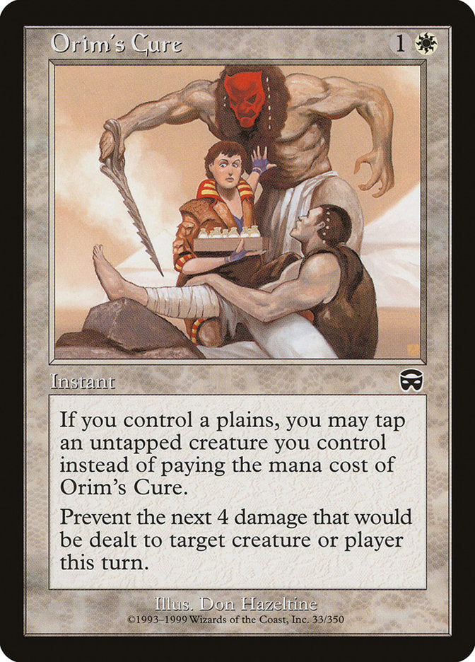 Orim's Cure 33 (Mercadian Masques)  - Foil | Good Games Adelaide SA