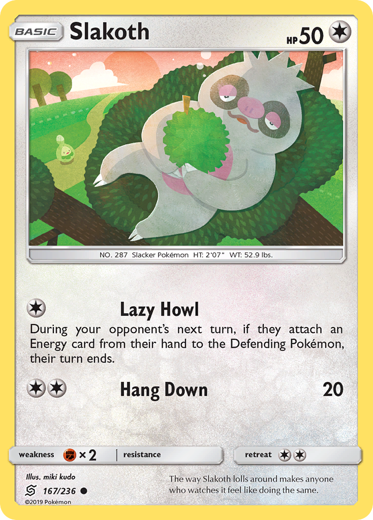 Slakoth (167/236) [Sun & Moon: Unified Minds] | Good Games Adelaide SA