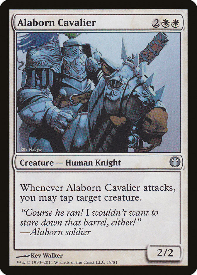 Alaborn Cavalier 18 (Duel Decks: Knights vs. Dragons)  | Good Games Adelaide SA