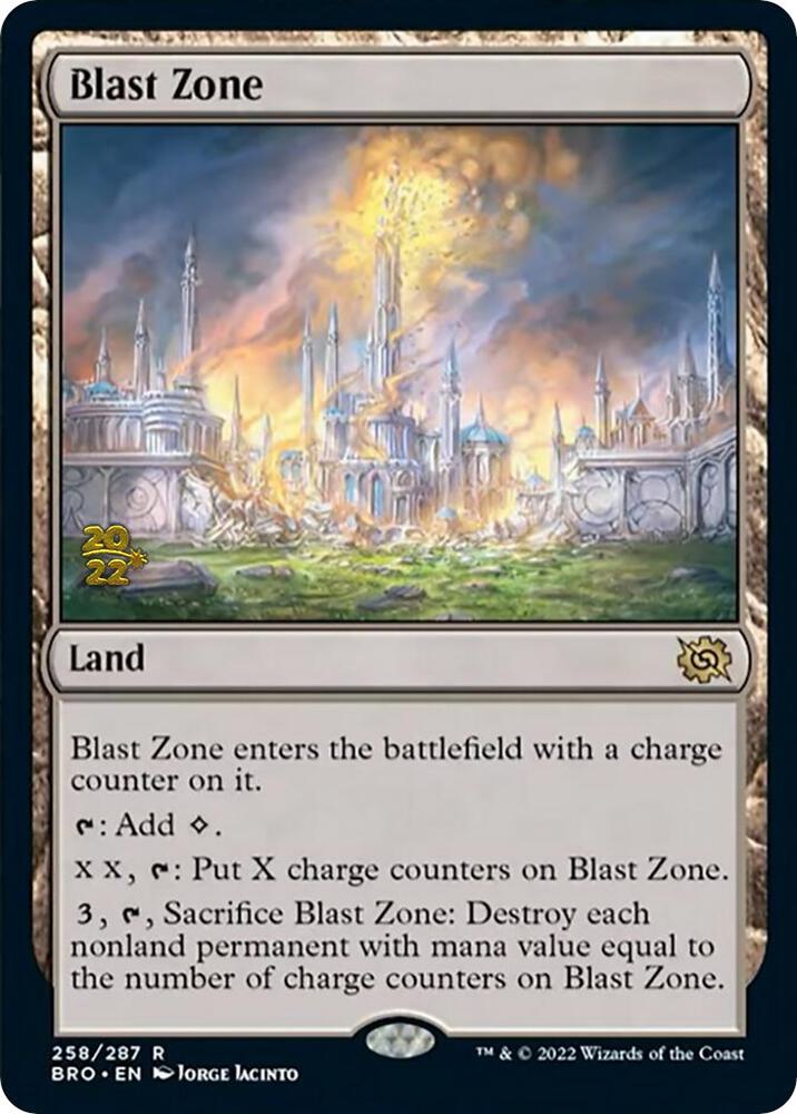 Blast Zone BRO 258 (Prerelease Cards)  - Foil | Good Games Adelaide SA