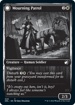 Mourning Patrol // Morning Apparition [Innistrad: Double Feature] | Good Games Adelaide SA