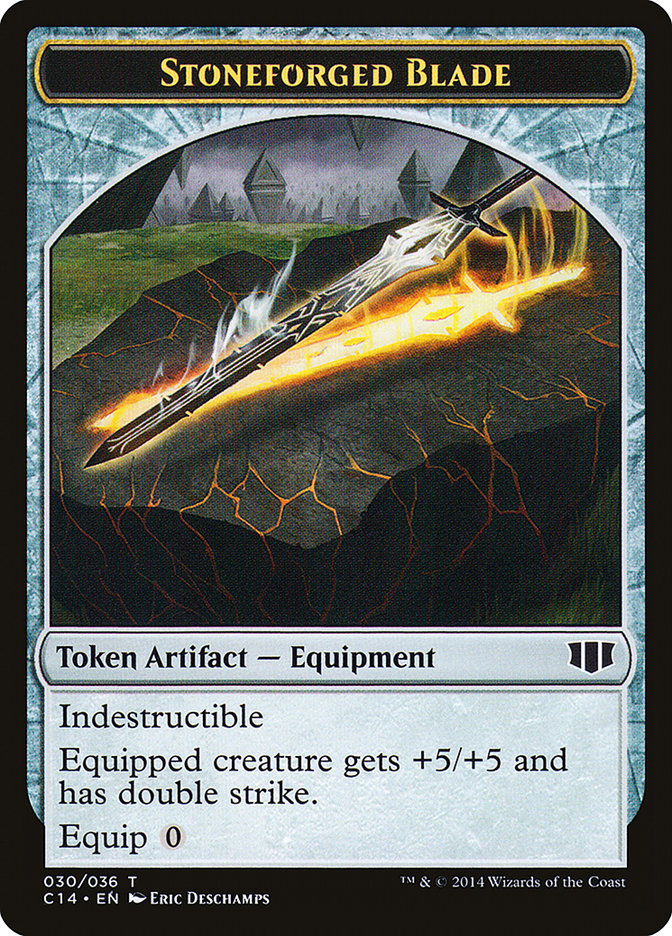 Stoneforged Blade // Germ Double-sided Token [Commander 2014 Tokens] | Good Games Adelaide SA