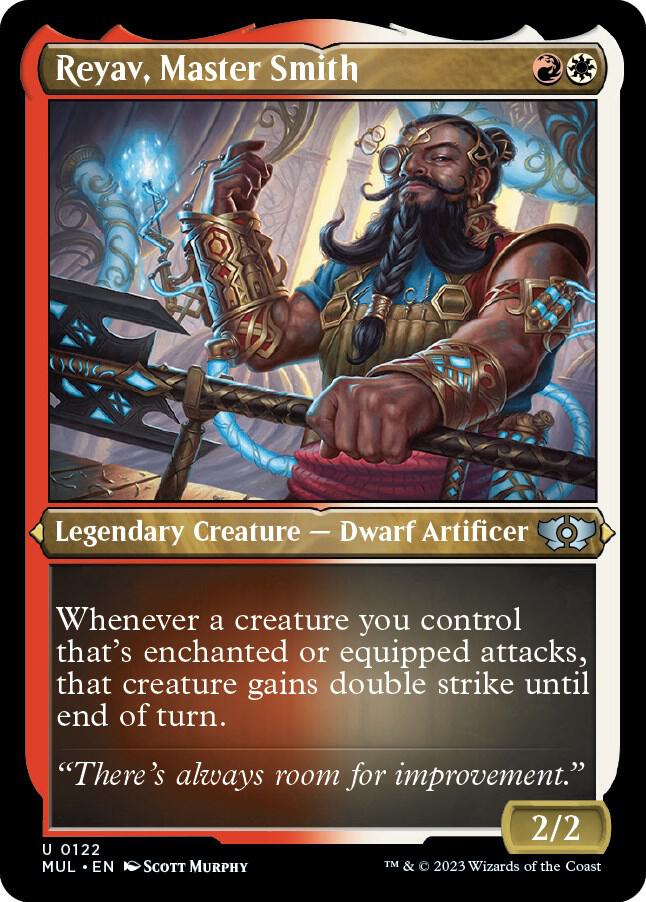 Reyav Master Smith Foil Etched 122 (March of the Machine: Multiverse Legends)  - Foil | Good Games Adelaide SA