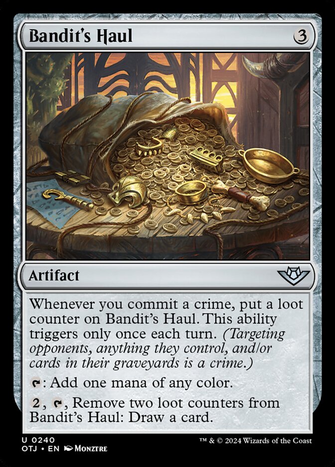 Bandits Haul 240/286 (Outlaws of Thunder Junction)  - Foil | Good Games Adelaide SA