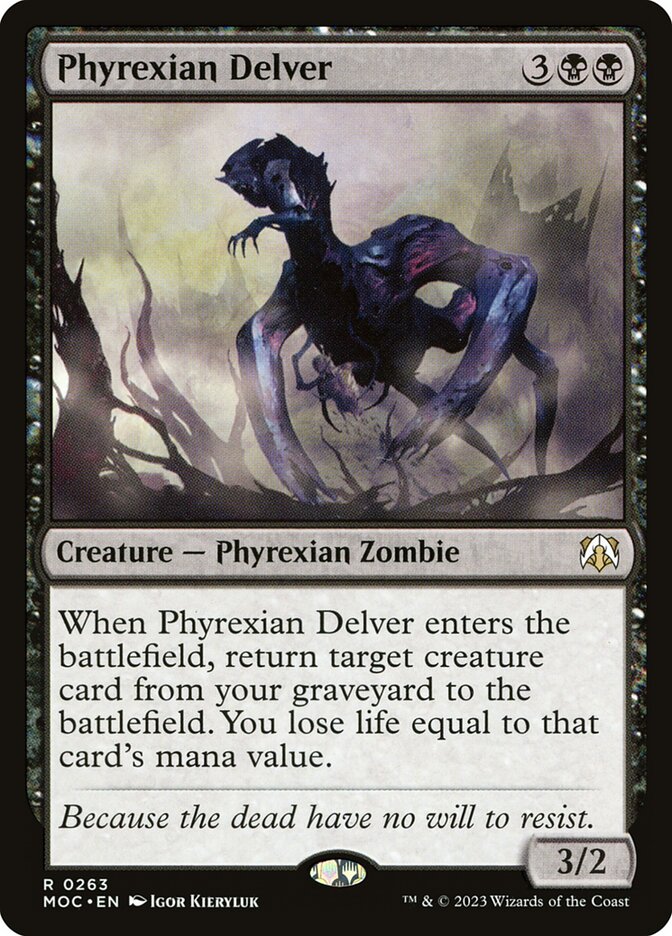Phyrexian Delver 263 (Commander: March of the Machine)  | Good Games Adelaide SA