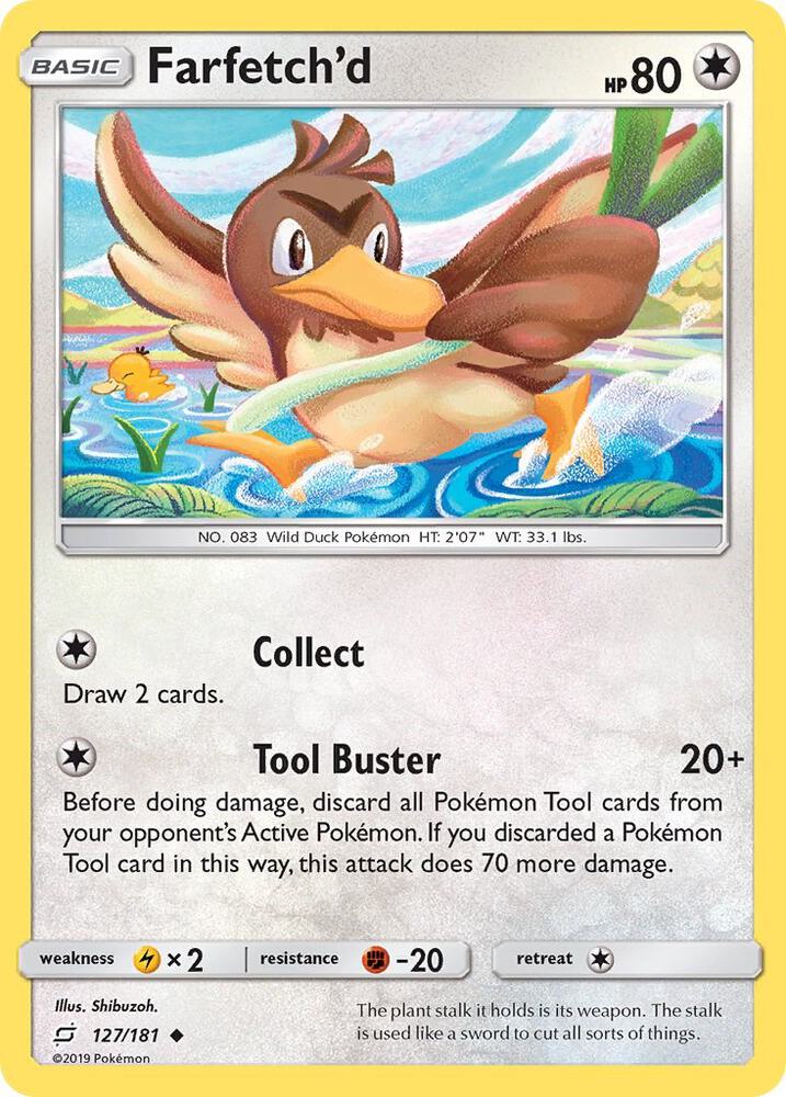 Farfetch'd 127/181 (SM - Team Up)  | Good Games Adelaide SA