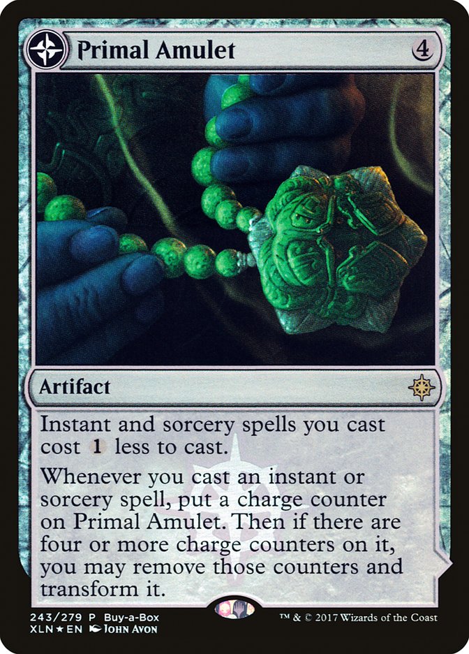 Primal Amulet // Primal Wellspring (Buy-A-Box) [Ixalan Treasure Chest] | Good Games Adelaide SA