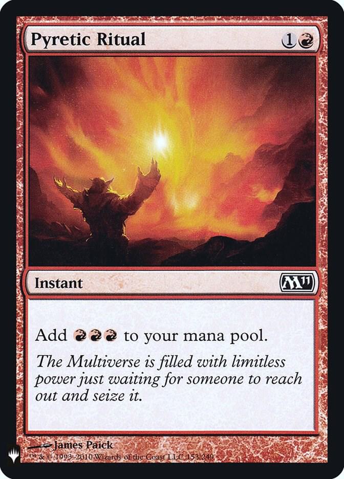 Pyretic Ritual 153 (The List Reprints)  - Foil | Good Games Adelaide SA