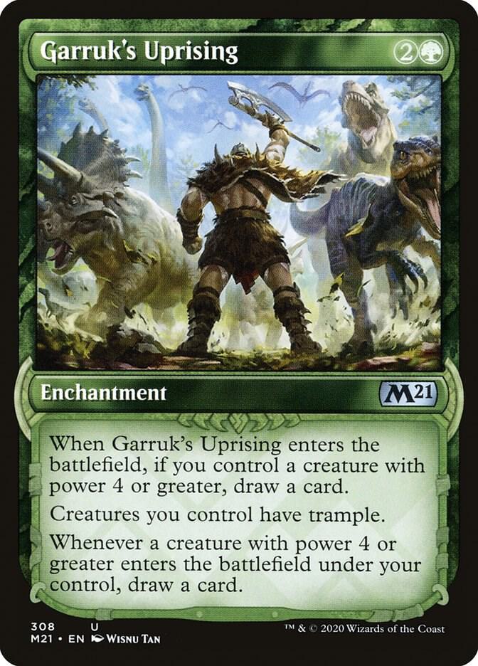 Garruk's Uprising 308 (Core Set 2021)  - Foil | Good Games Adelaide SA