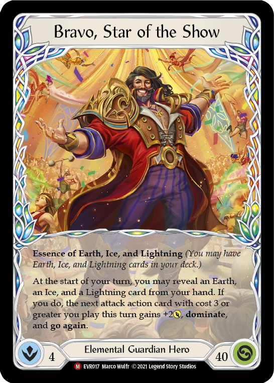 Bravo, Star of the Show [EVR017] (Everfest)  1st Edition Cold Foil | Good Games Adelaide SA