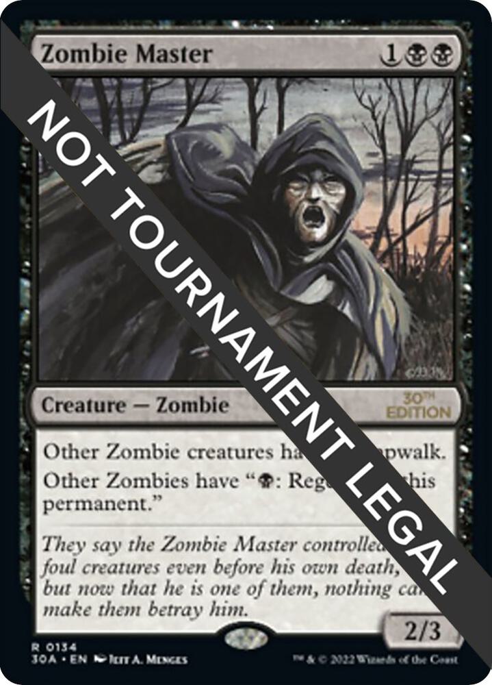Zombie Master 134 (30th Anniversary Edition)  | Good Games Adelaide SA