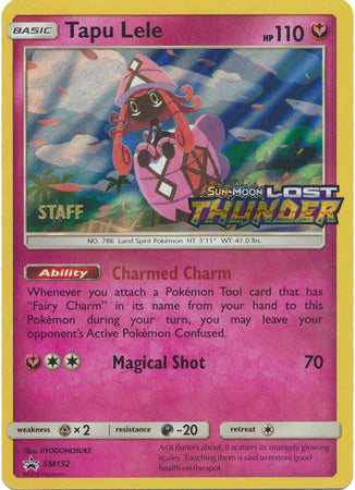 Tapu Lele (SM152) (Staff Prerelease Promo) [Sun & Moon: Black Star Promos] | Good Games Adelaide SA