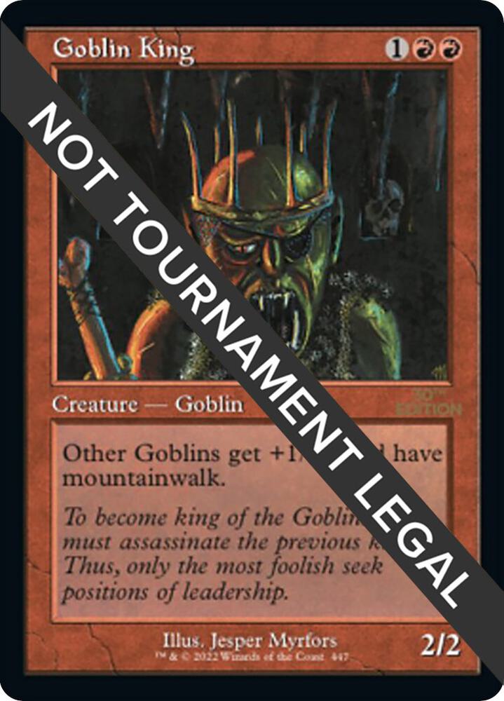 Goblin King Retro Frame 447/594 (30th Anniversary Edition)  | Good Games Adelaide SA