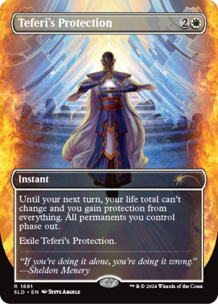 Teferi's Protection (1691) [Secret Lair: Sheldon's Spellbook] | Good Games Adelaide SA