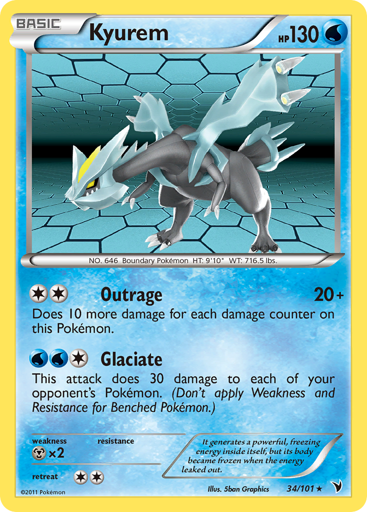Kyurem (34/101) [Black & White: Noble Victories] | Good Games Adelaide SA