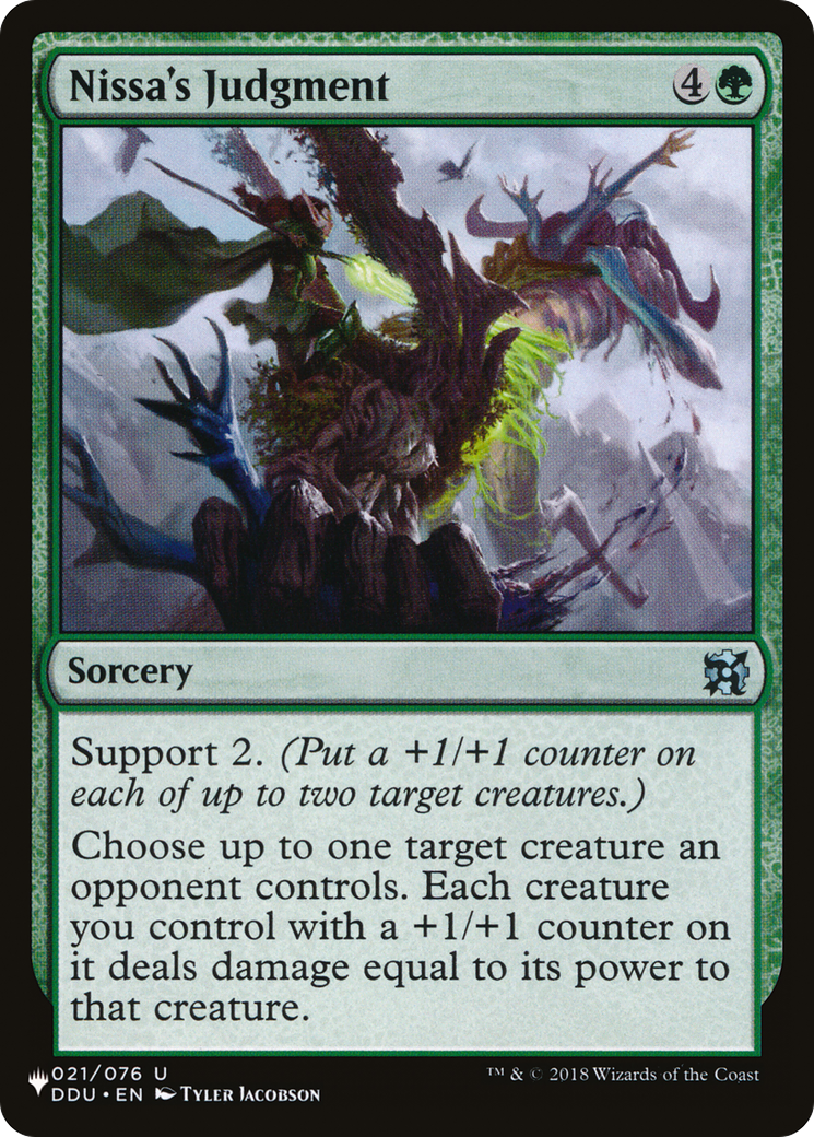 Nissa's Judgment [The List Reprints] | Good Games Adelaide SA