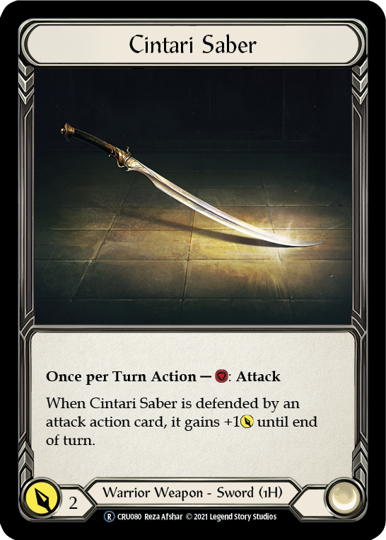 Cintari Saber [U-CRU080-RF] Unlimited Rainbow Foil | Good Games Adelaide SA
