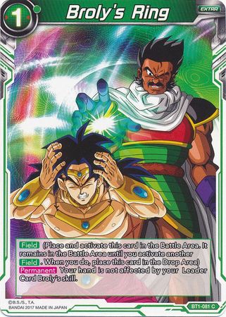 Broly's Ring [BT1-081] | Good Games Adelaide SA