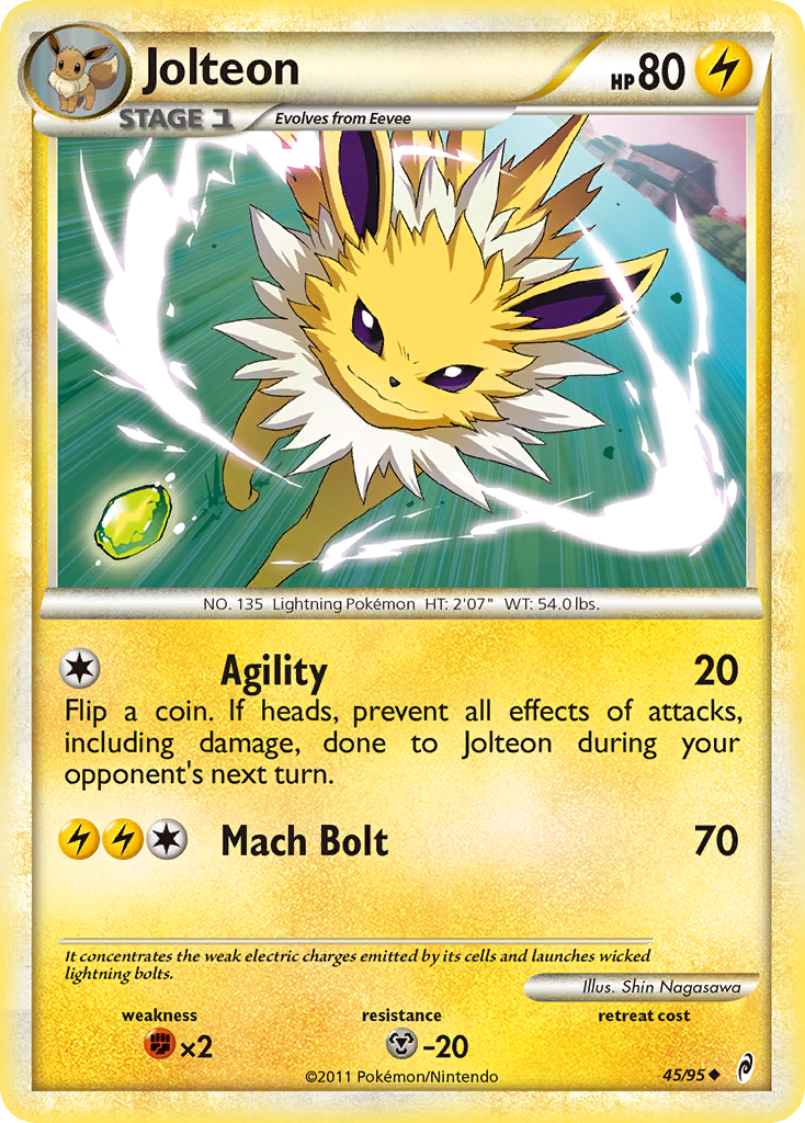 Jolteon (45/95) [HeartGold & SoulSilver: Call of Legends] | Good Games Adelaide SA