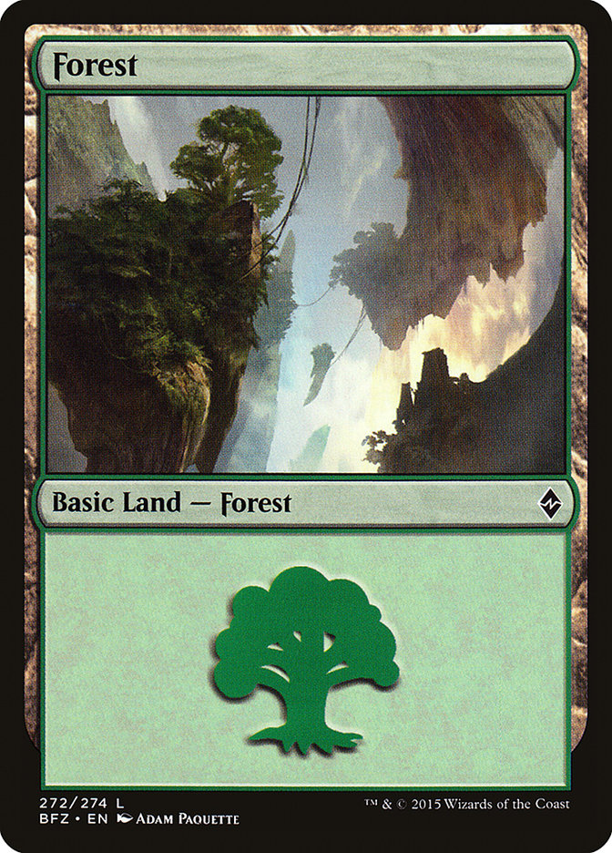 Forest (272) [Battle for Zendikar] | Good Games Adelaide SA