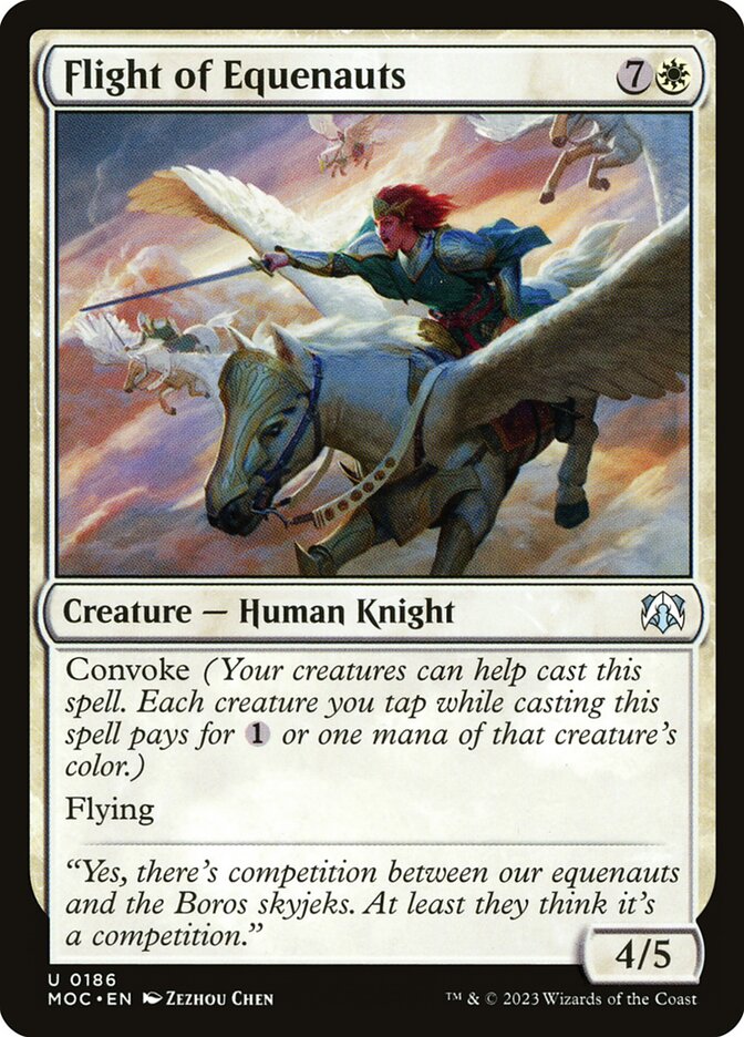 Flight of Equenauts 186 (Commander: March of the Machine)  | Good Games Adelaide SA