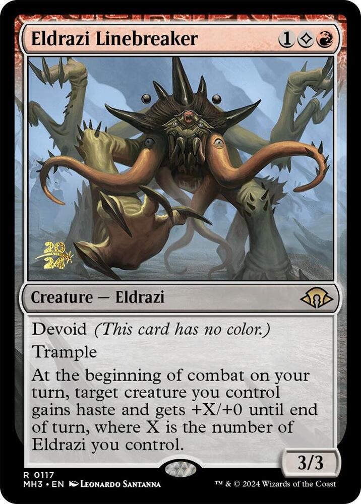 Eldrazi Linebreaker 117 (Prerelease Cards)  - Foil | Good Games Adelaide SA