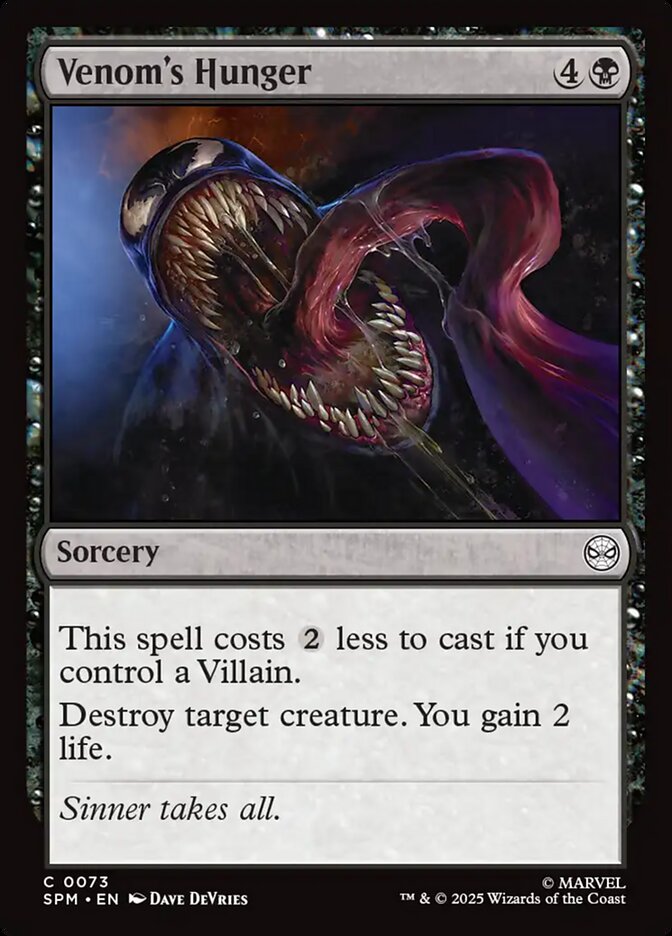 Venom's Hunger 73 (Marvel's Spider-Man)  | Good Games Adelaide SA