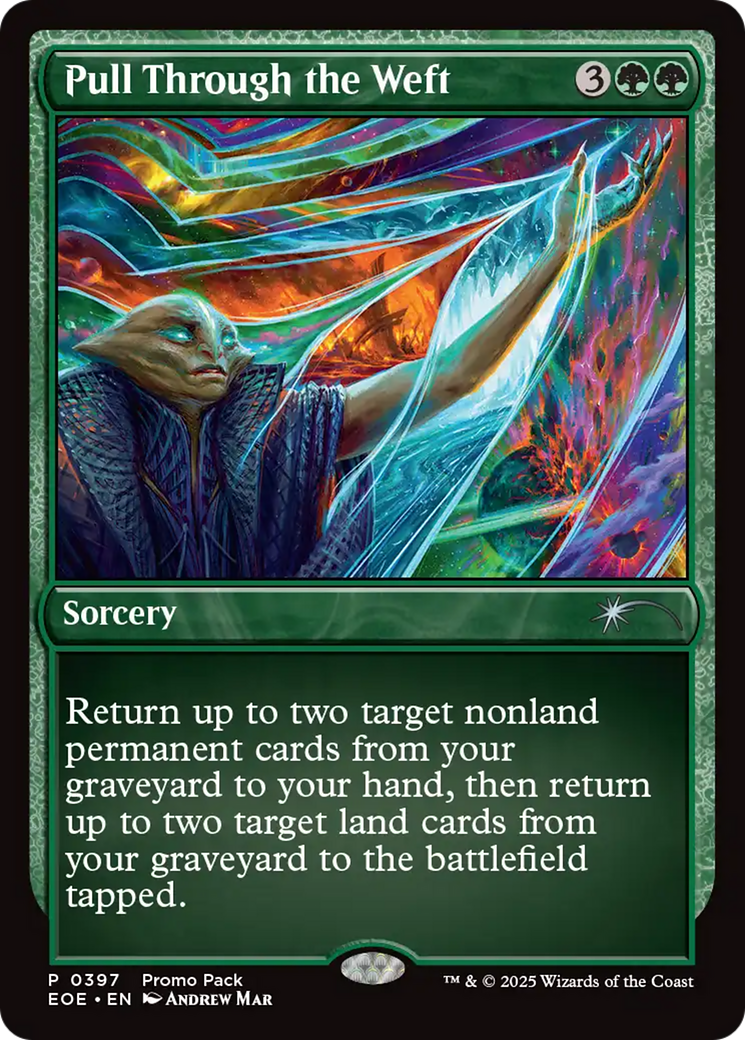 Pull Through the Weft [Edge of Eternities Promo Pack] | Good Games Adelaide SA