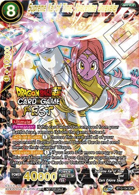 Supreme Kai of Time, Spacetime Unraveler (Card Game Fest 2022) (BT12-154) [Tournament Promotion Cards] | Good Games Adelaide SA