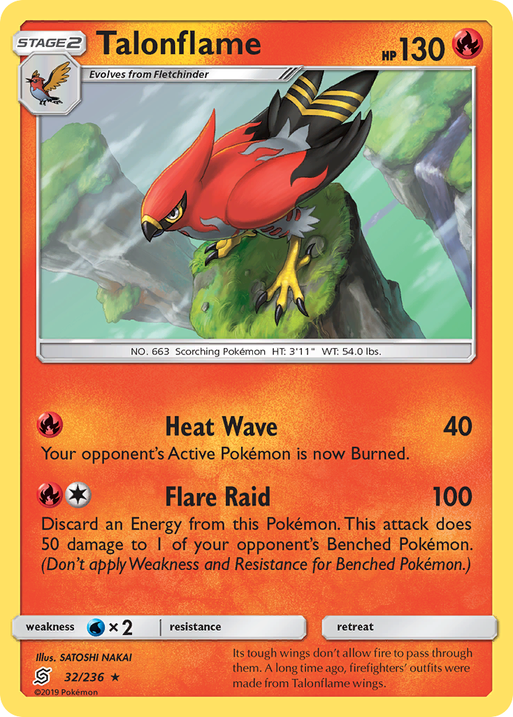 Talonflame (32/236) [Sun & Moon: Unified Minds] | Good Games Adelaide SA