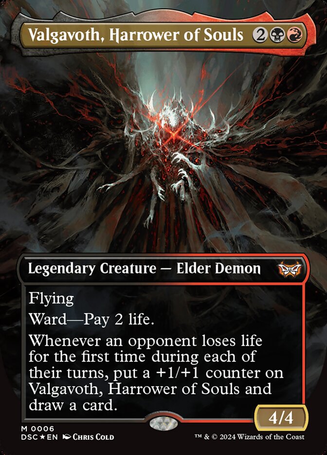 Valgavoth, Harrower of Souls 6 (Commander: Duskmourn: House of Horror)  - Foil | Good Games Adelaide SA