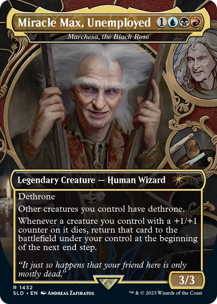 Miracle Max, Unemployed - Marchesa, the Black Rose [Secret Lair Drop Series] | Good Games Adelaide SA
