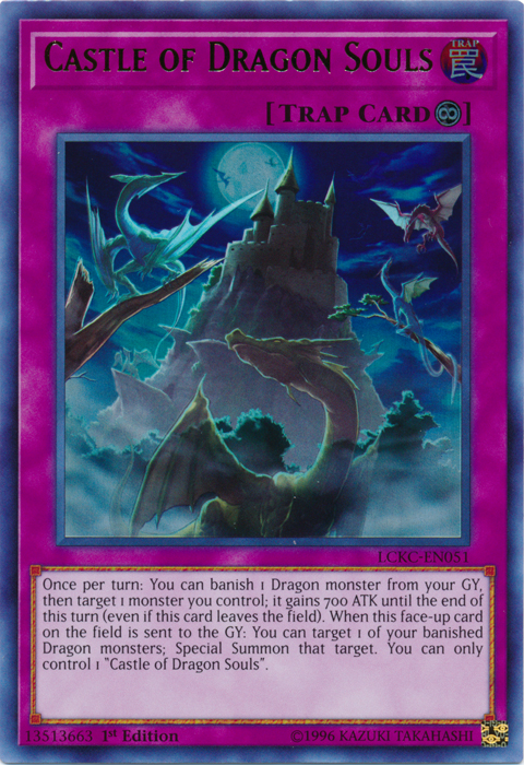 Castle of Dragon Souls [LCKC-EN051] Ultra Rare | Good Games Adelaide SA