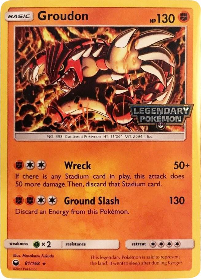 Groudon Gamestop Promo 081/168 (Miscellaneous Cards & Products)  - Cosmo Holofoil | Good Games Adelaide SA