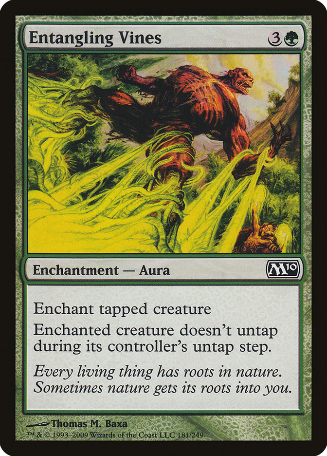 Entangling Vines 181/249 (Magic 2010 (M10))  - Foil | Good Games Adelaide SA